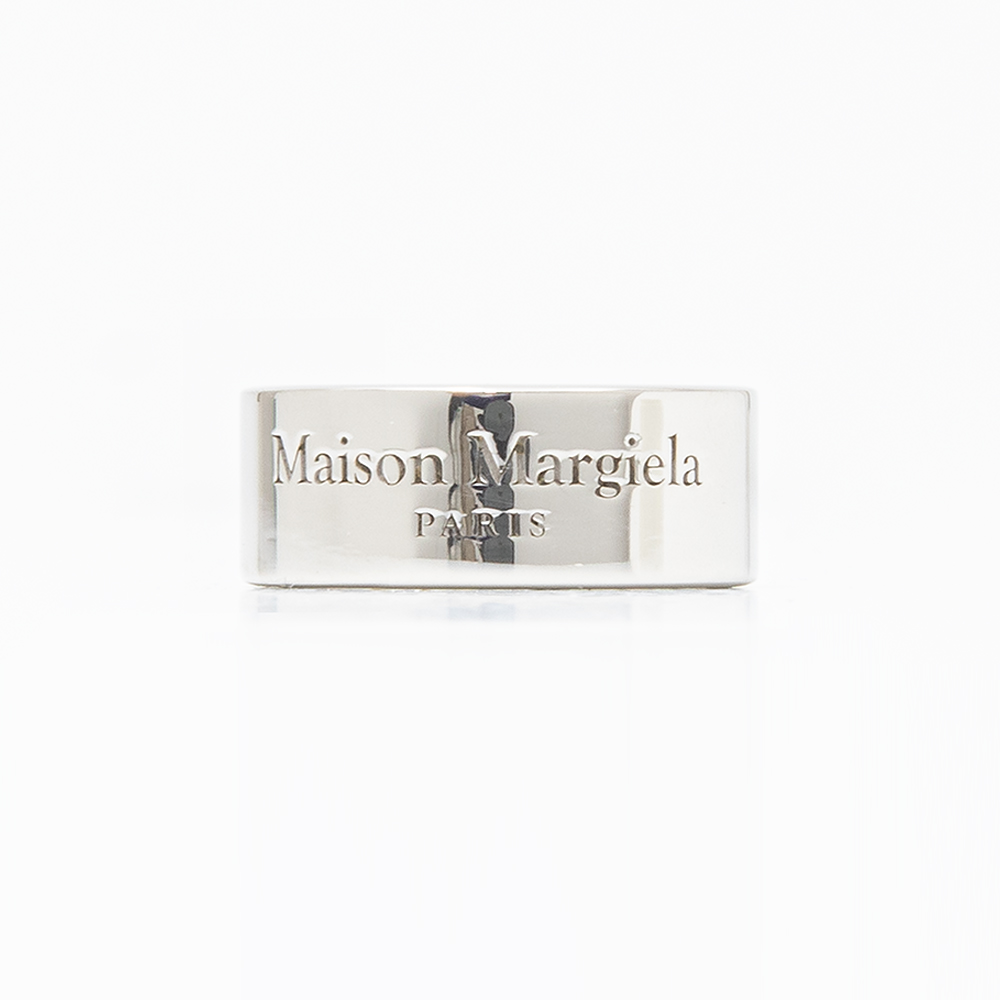 밀라노상인 MAISON MARGIELA (당일) 23SS 메종 마르지엘라 로고 인그레이빙 실버 링 SM1UQ0095 SV0158 951